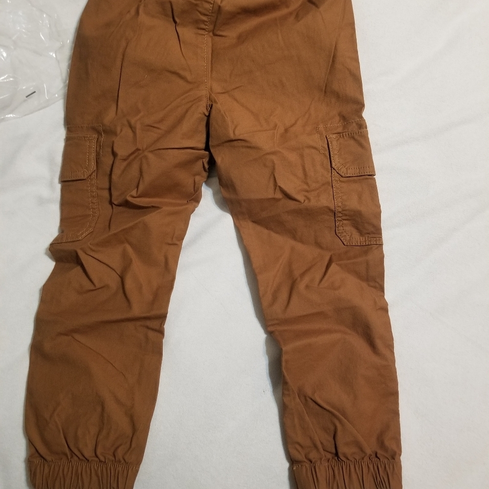 Boys khaki jogger pants